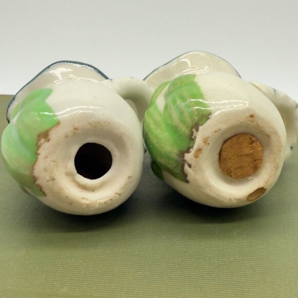 Vtg Miniature Ceramic Jug Cactus Salt Pepper Shakers Made in Japan Southwest - Picture 6 of 9